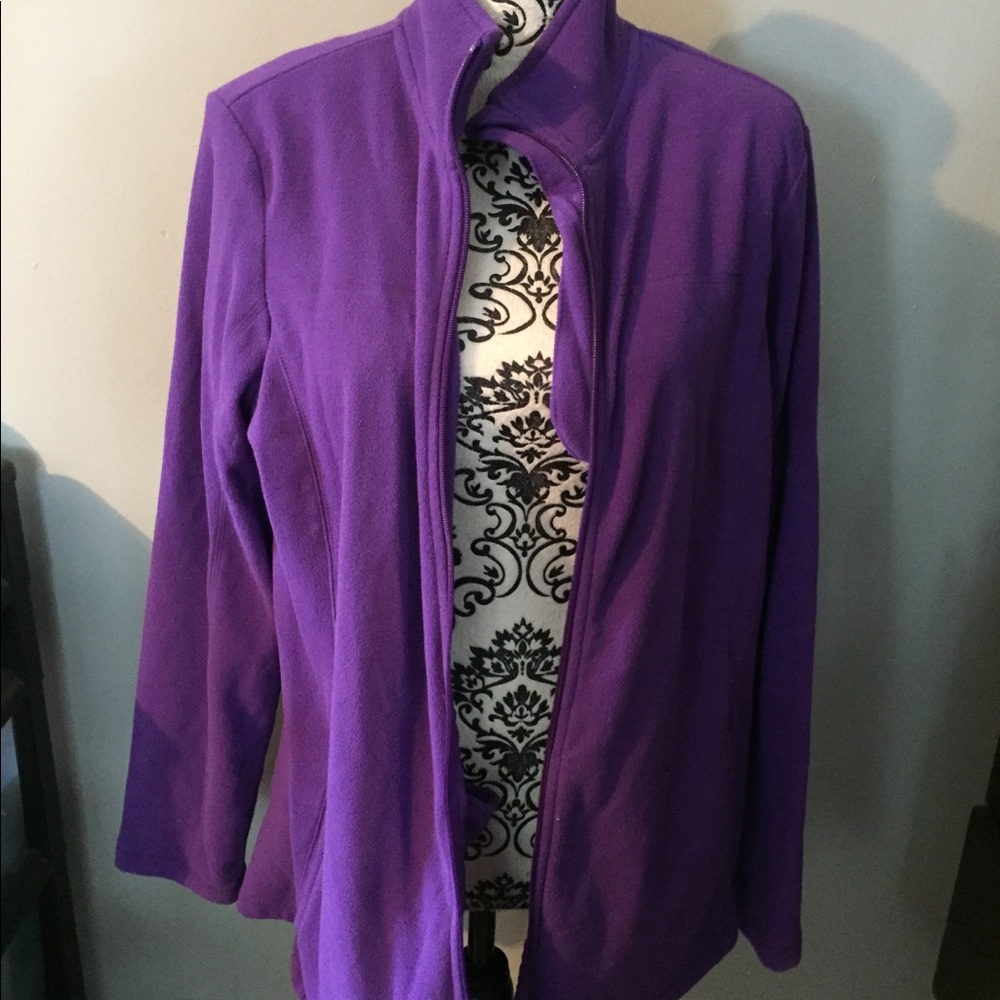 Danskin Now Purple Jacket Size Large